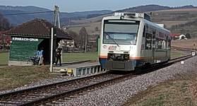 Haltestelle Kirnbach-Gr&uuml;n